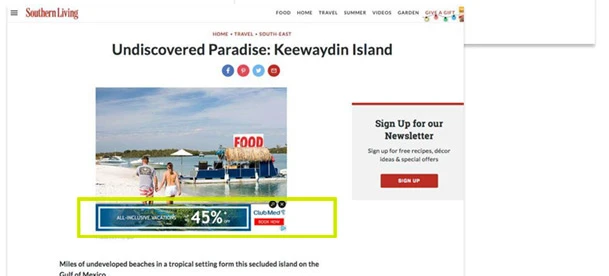 In-Image Ads - TravelSpike