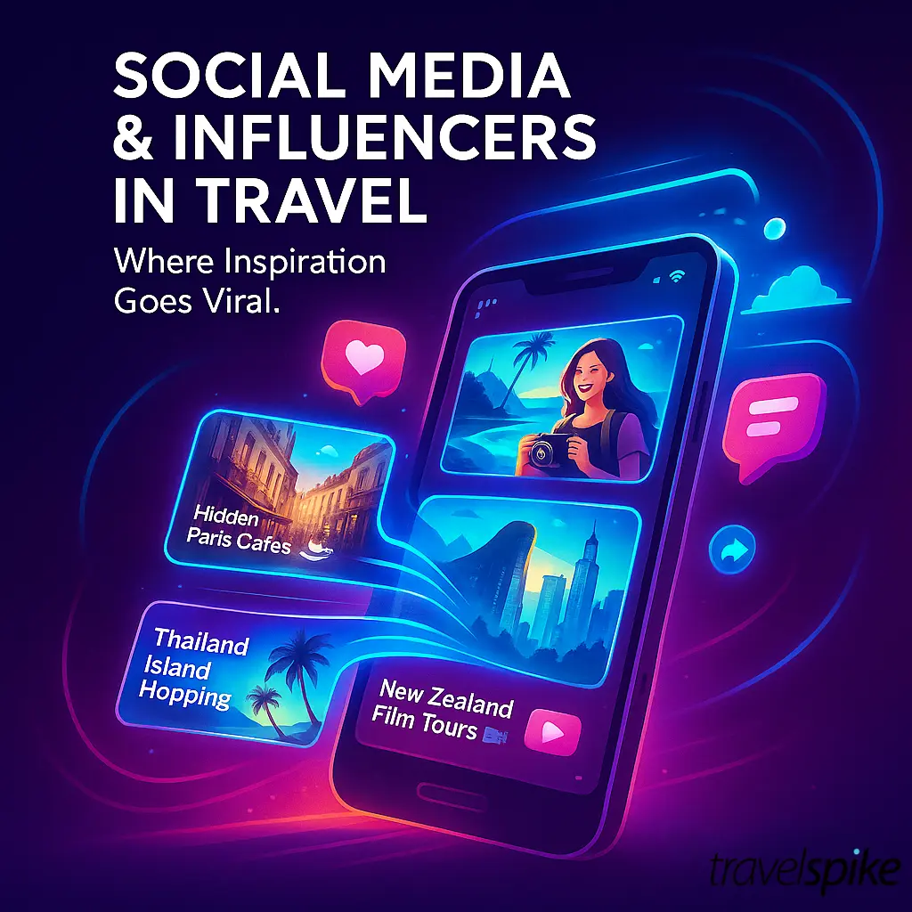 social-media-influencers–travel-marketing–tiktok-travel–user-generated-content–set-jetting–travelspike–travelogic–digital-word-of-mouth–viral-travel-campaigns–creator-economy