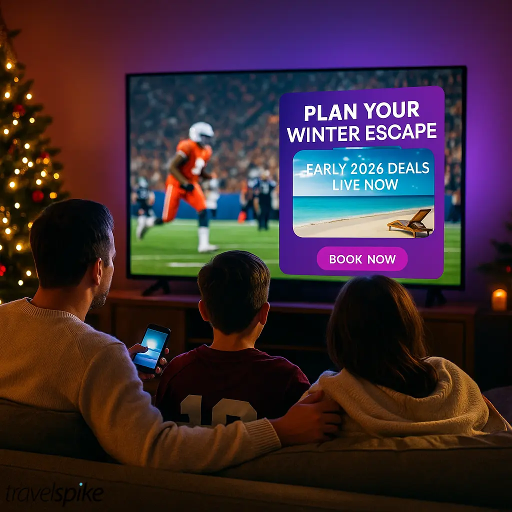 live-sports-holiday-travel-marketing-sports-tourism-travel-brands-performance-CTV-omnichannel-travelspike-sports-travel-marketing-holiday-travel-strategy-NFL-playoffs-travel-bookings-performance-media