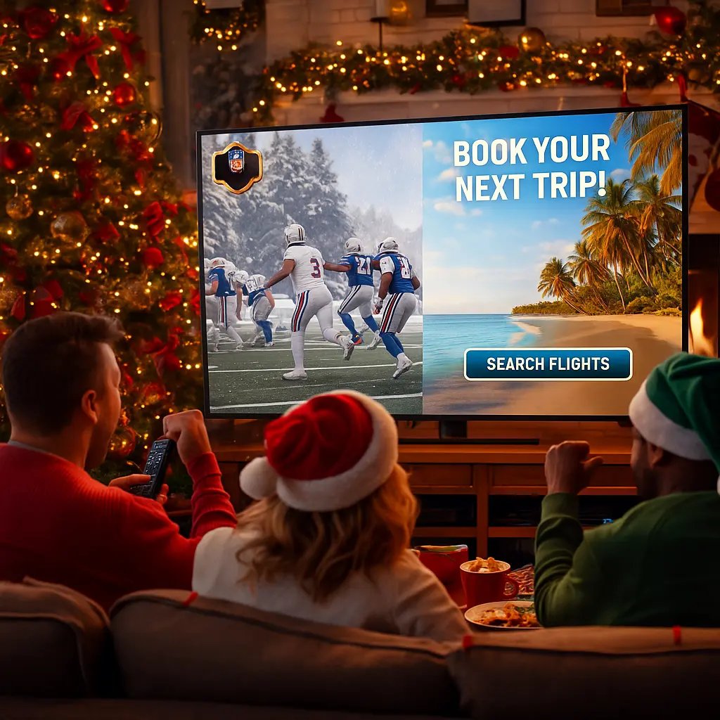 live-sports-holiday-travel-marketing-sports-tourism-travel-brands-performance-CTV-omnichannel-travelspike-sports-travel-marketing-holiday-travel-strategy-NFL-playoffs-travel-bookings-performance-media