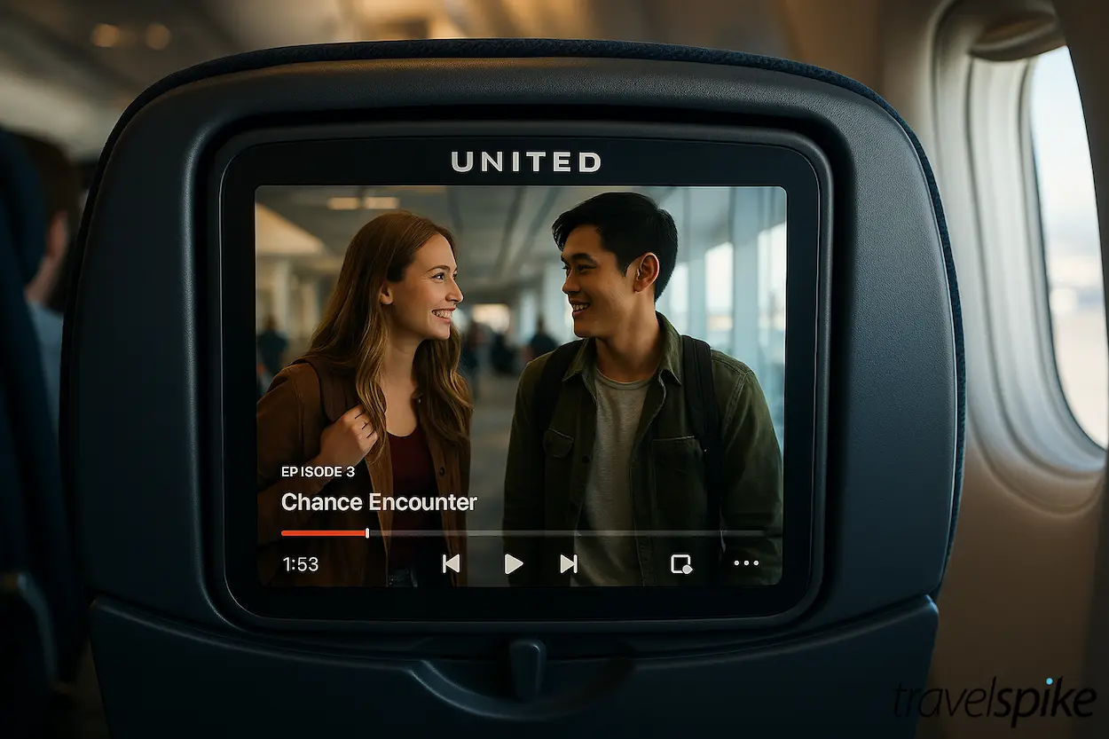 united-airlines-microdrama-inflight-screen — branded-storytelling — short-form-series — vertical-video-travel-content — set-jetting-inspiration — travel-marketing-trends — gen-z-video-behavior — destination-inspiration-through-narrative — airline-content-marketing — episodic-travel-storytelling