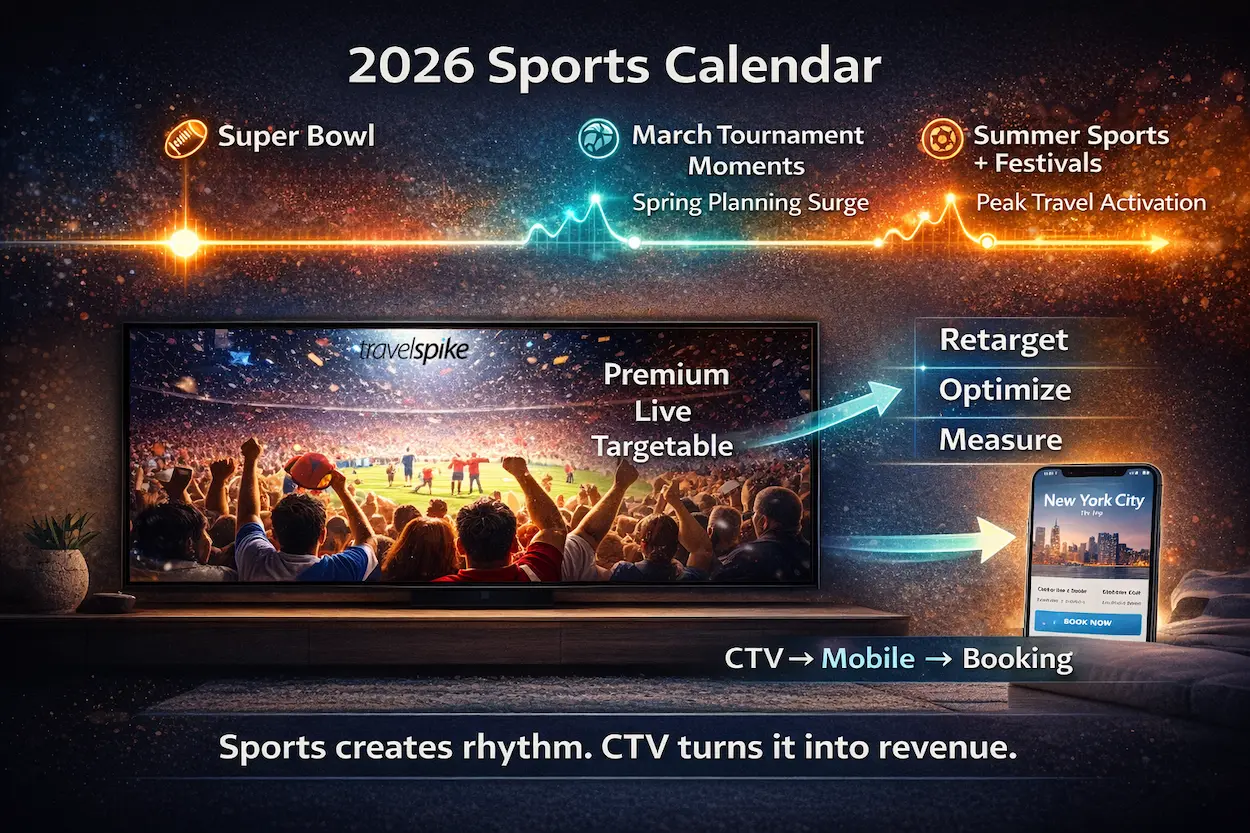 2026-sports-calendar-ctv-travel-marketing-demand-rhythm-super-bowl-march-madness-summer-events-retargeting-mobile-booking-strategy