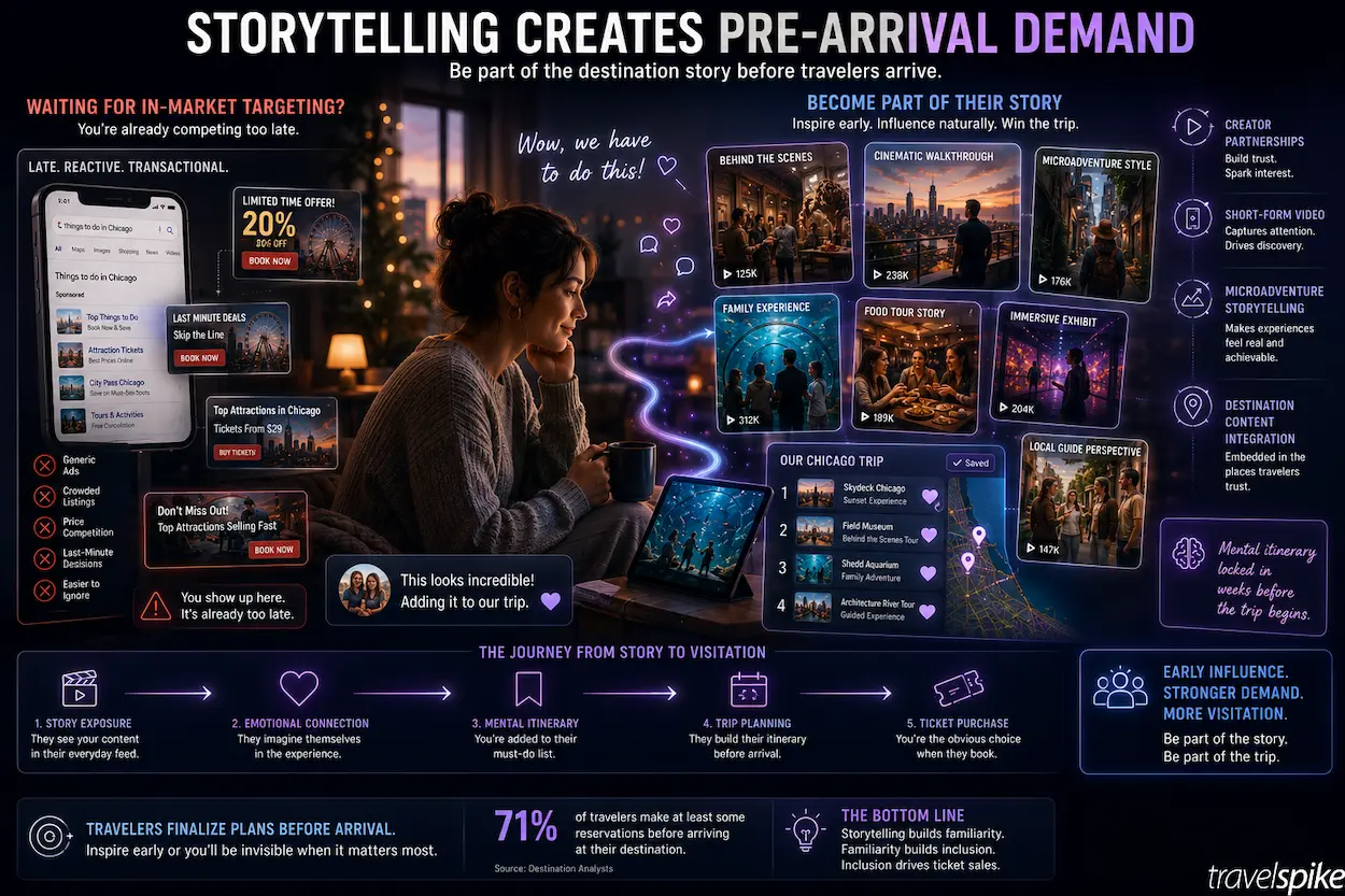 attraction-storytelling-pre-arrival-demand-microadventure-travel-content-creator-travel-video-destination-storytelling-attraction-marketing-2026