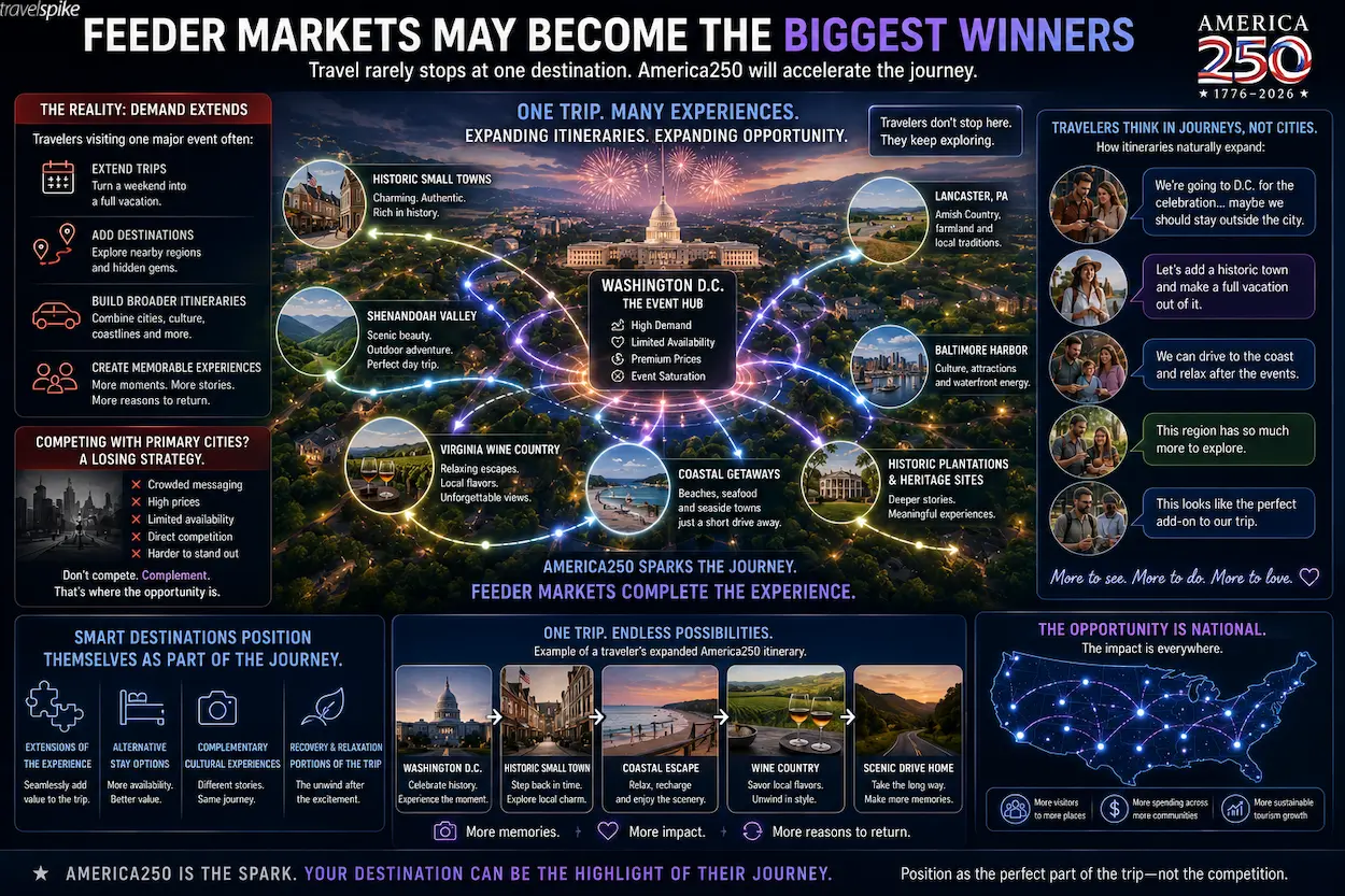america250-feeder-markets-secondary-destinations-regional-tourism-strategy-multi-city-travel-itineraries-overflow-travel-demand-america250-2026