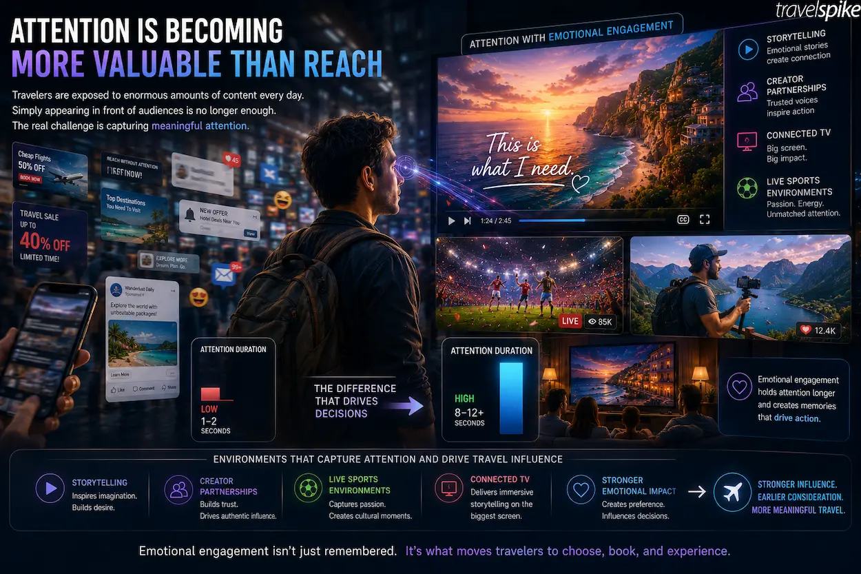attention-economy-travel-marketing-connected-tv-live-sports-storytelling-creator-content-emotional-engagement-travel-advertising-2026