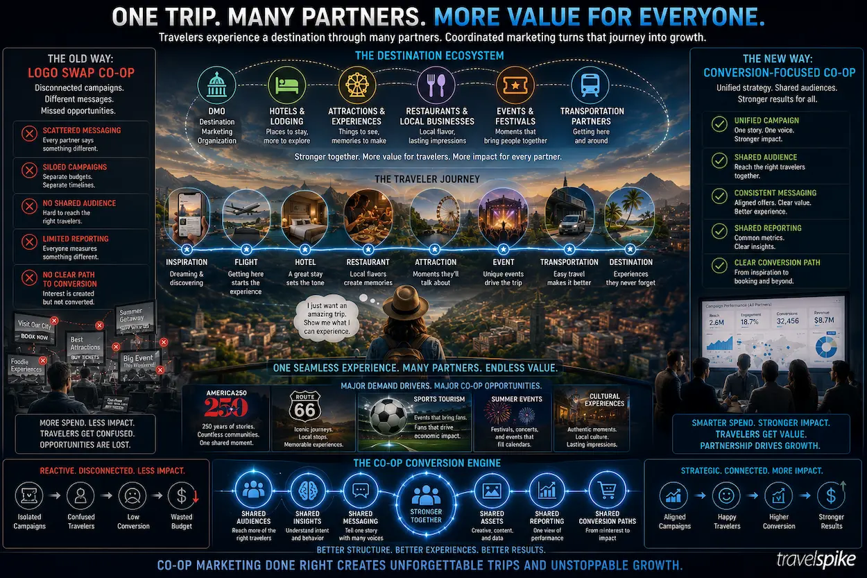 co-op-travel-marketing-destination-ecosystem-traveler-journey-america250-route-66-sports-tourism-partnership-marketing-tourism-collaboration-strategy-2026