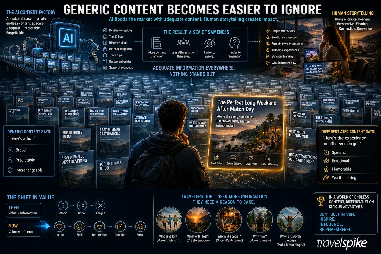 ai-generated-travel-content-sea-of-sameness-destination-storytelling-travel-marketing-content-differentiation-emotional-travel-content-human-storytelling-vs-ai-2026