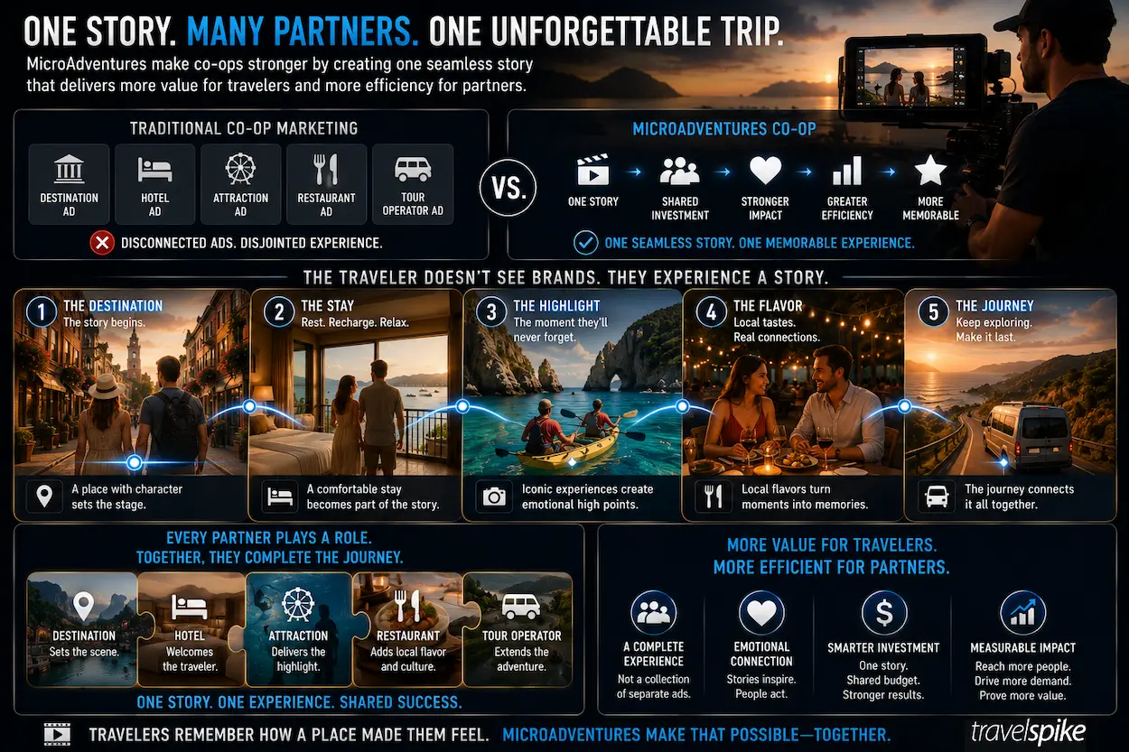 microadventures-co-op-travel-storytelling-destination-hotel-attraction-restaurant-tour-operator-shared-travel-narrative-cinematic-travel-series-destination-marketing-partnerships-2026