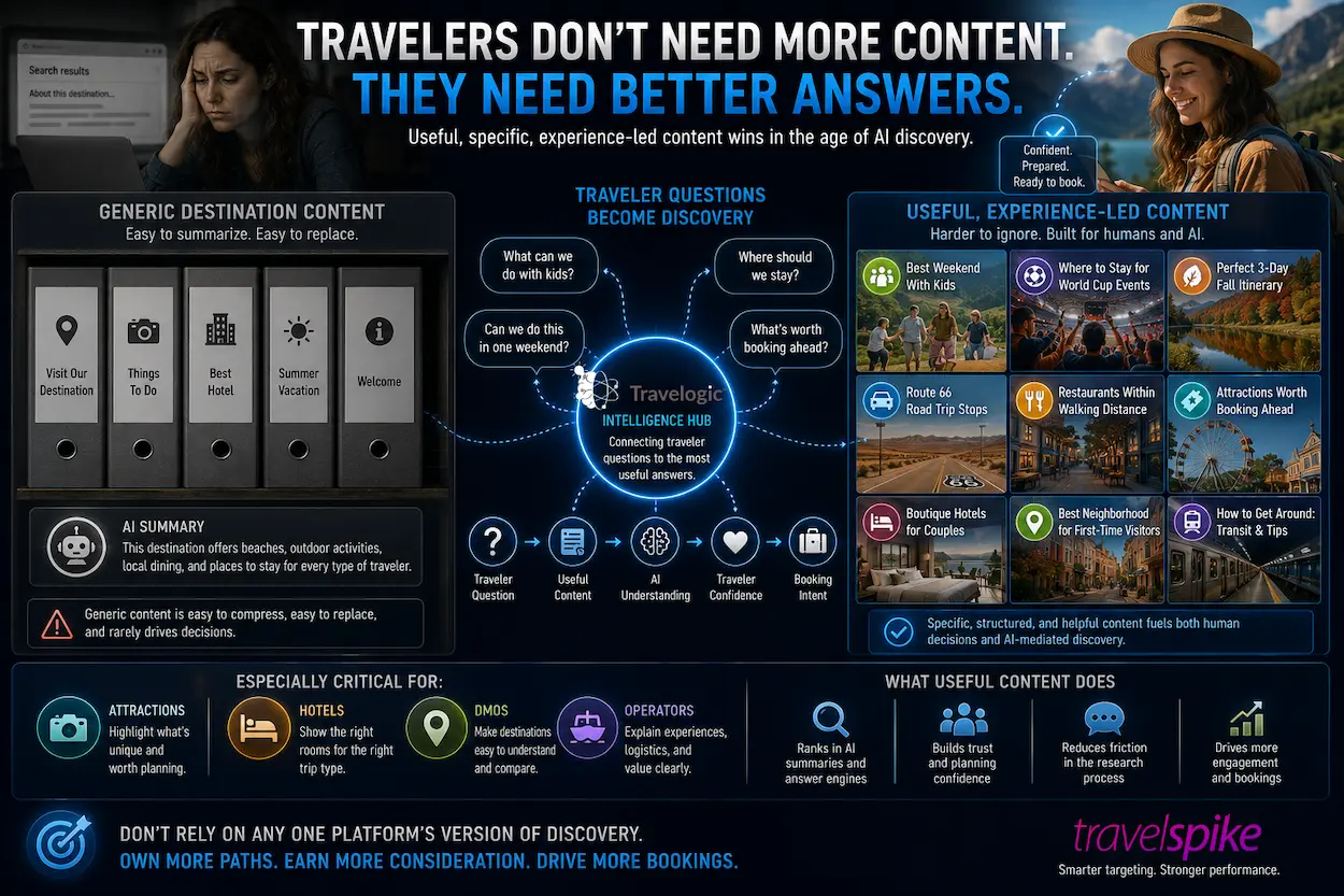 travel-content-strategy-useful-traveler-questions-ai-discovery-destination-marketing-family-travel-itineraries-hotels-attractions-decision-support-content-travelogic-2026