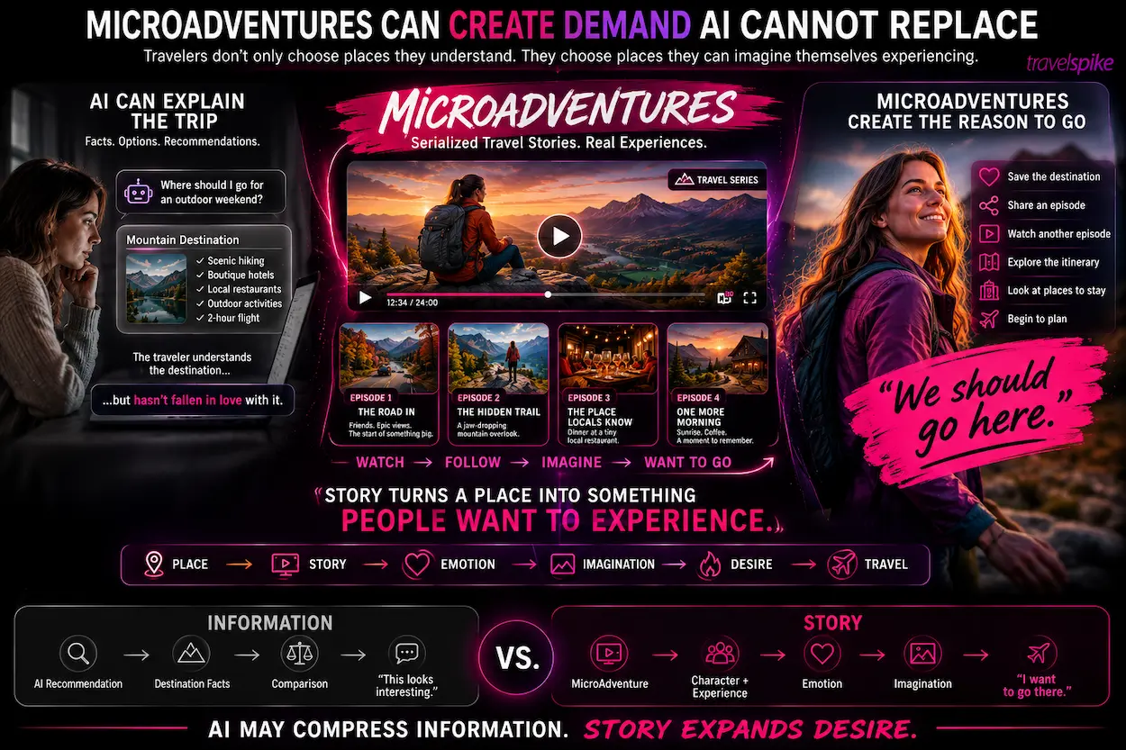 MicroAdventures-travel-storytelling-AI-travel-discovery-travel-demand-generation-emotional-travel-marketing-serialized-travel-content-destination-storytelling-travel-video-marketing-pre-booking-influence-travel-inspiration-destination-marketing-hotel-marketing-attraction-marketing-travel-content-strategy-traveler-intent-performance-travel-marketing